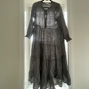 Beachwood baby linen dress